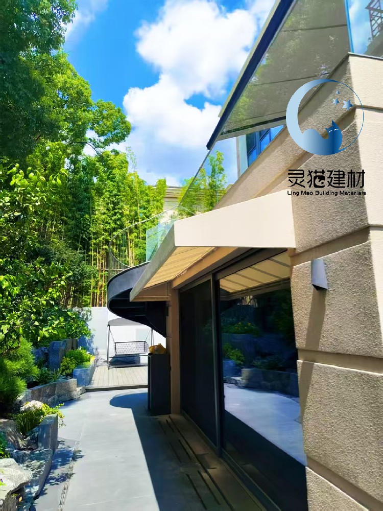 门檐上遮阳篷完工实拍